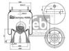 FEBI BILSTEIN 45995 Boot, air suspension